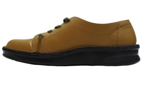 【インコルジェ8549 カーキ】ローヒールスニーカー